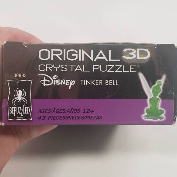 Disney Tinker Bell Original 3-D Crystal Puzzle Level 1 Sealed NEW - Picture 4 of 6
